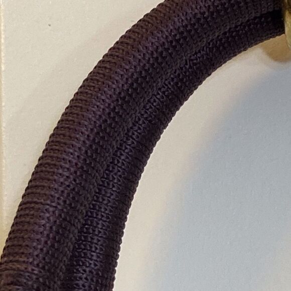 VTG, Crochet Style Retro Handmade Floral Handbag And Shoulder Bag Brown And Gold - Picture 11 of 16